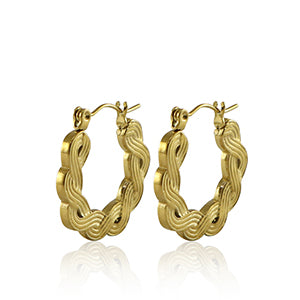 Earrings 'braided'