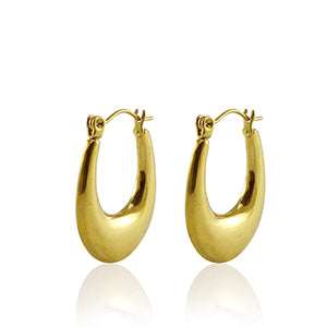 Earrings 'rounded oval'