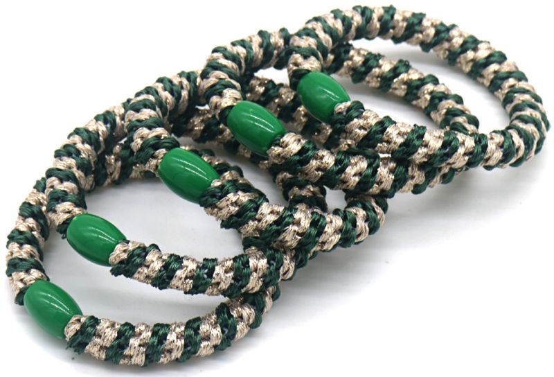 Hair tie 'green-creme'